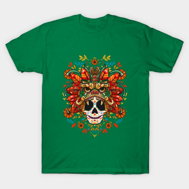 Prehispanic God T-Shirt by Mas que tacos